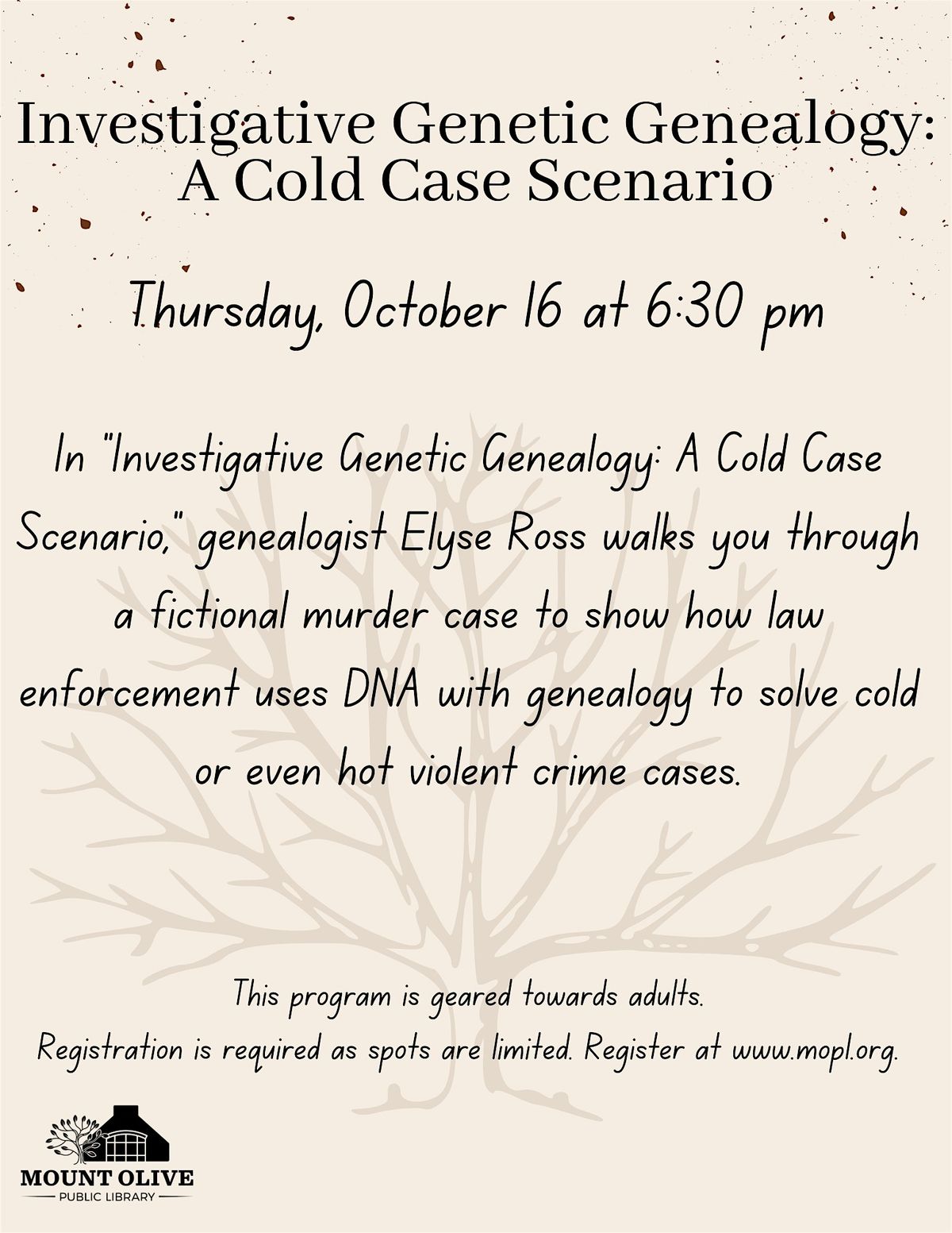 Investigative Genetic Genealogy: A Cold Case Scenario