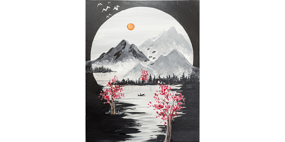 Mountain Scene - Paint and Sip in Houston | Classpop!\u2122