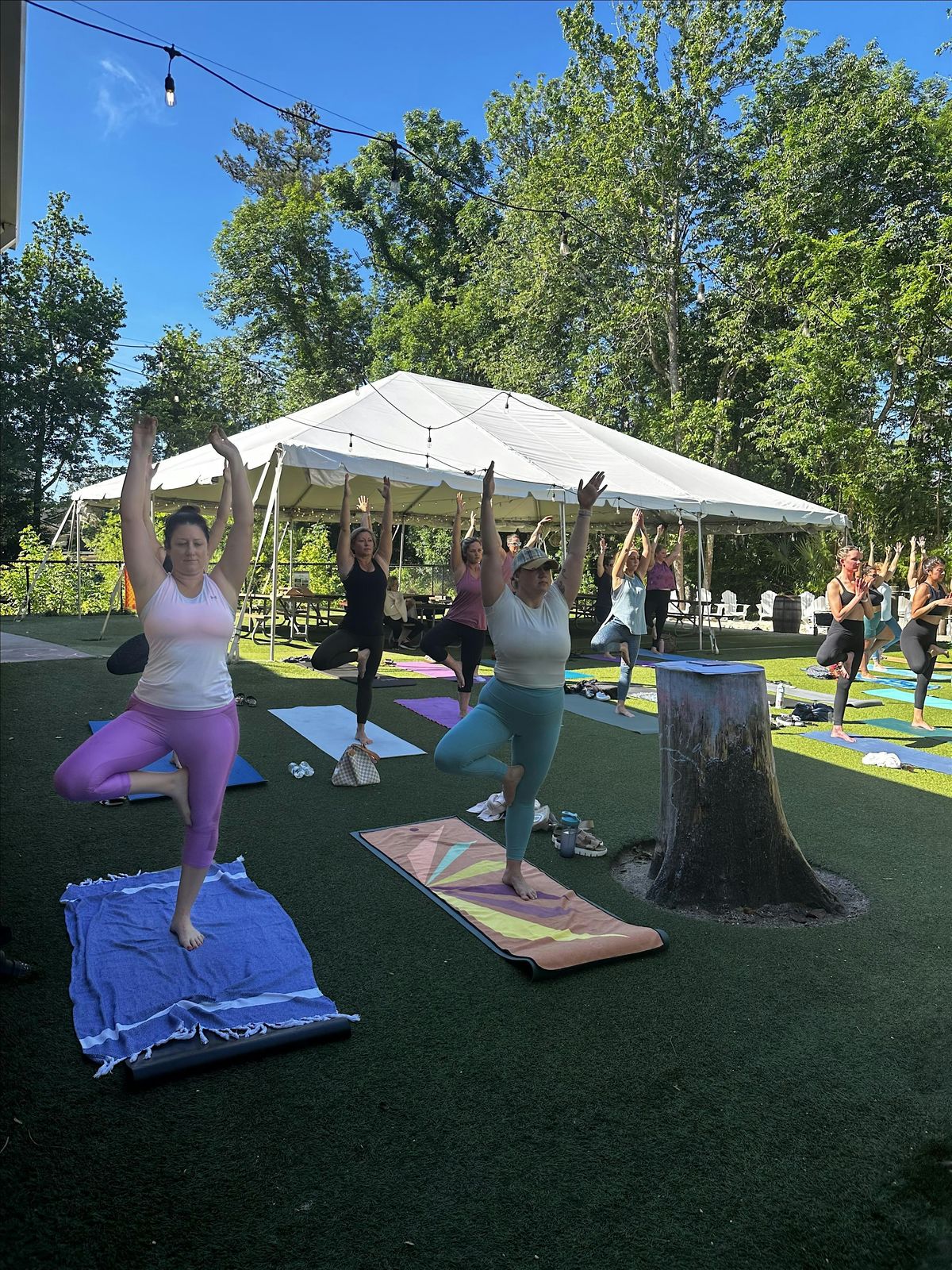 Yoga in the Beer Garden