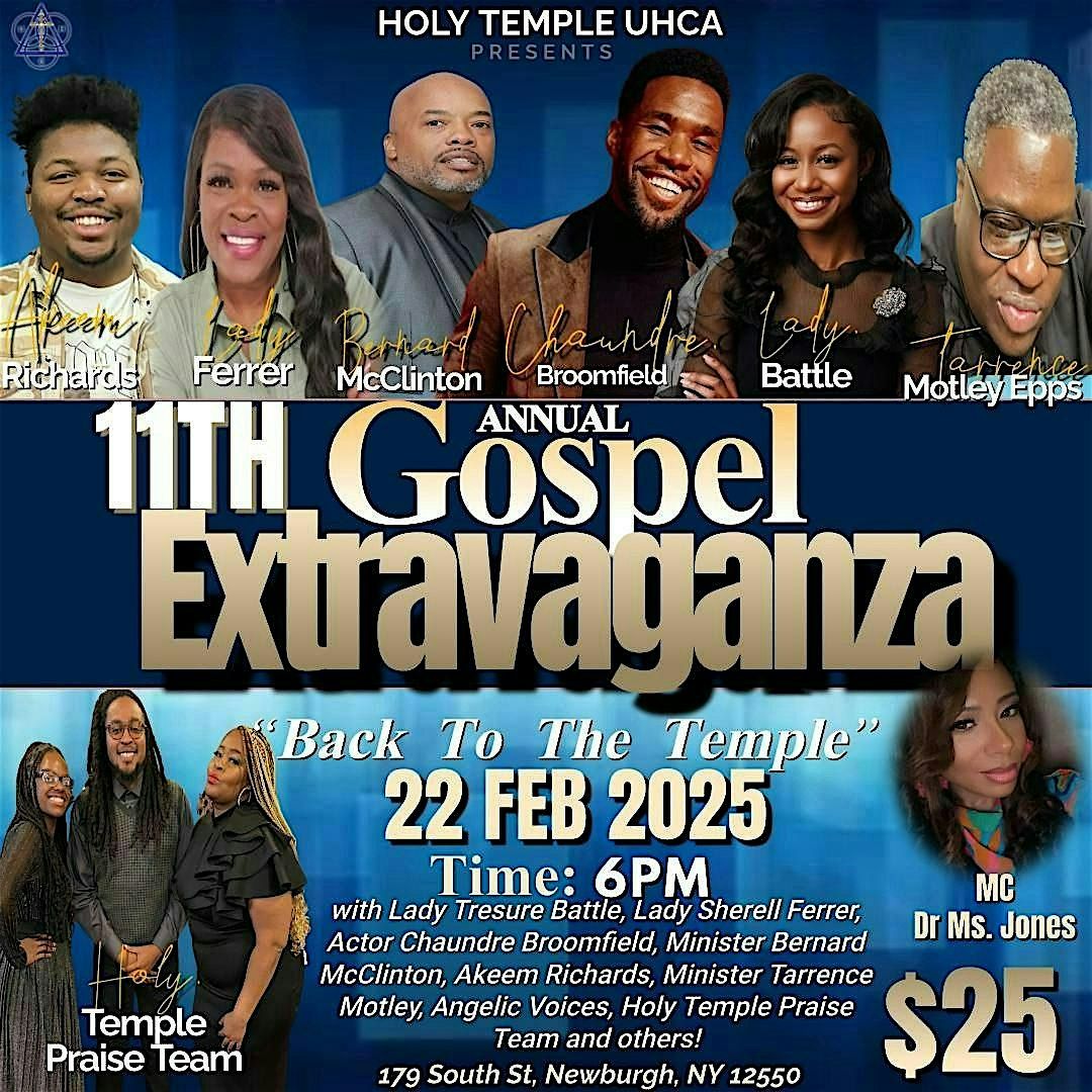 Holy Temple 11th Annual Gospel Extravaganza