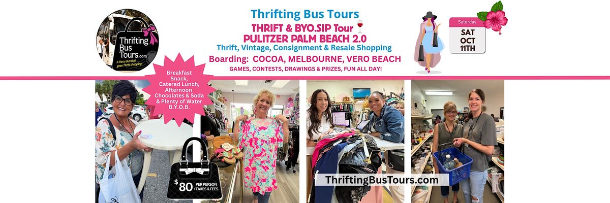 10\/11 Thrifting Bus Cocoa, Melbourne, Vero shops Pulitzer Palm Beach 2.0