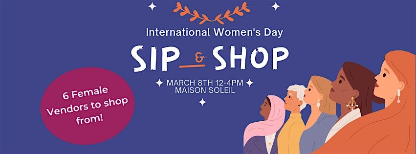 International Women's Day Sip & Shop