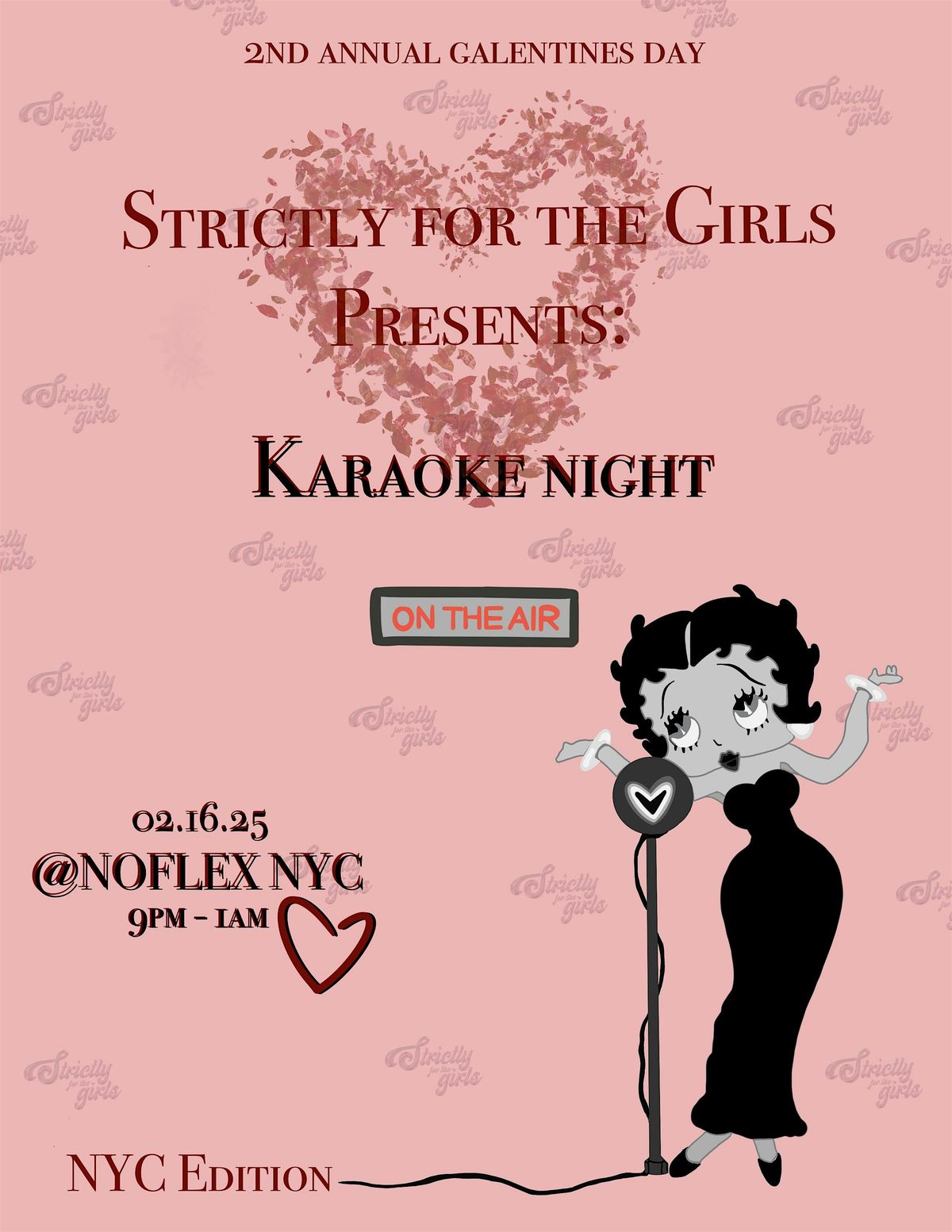 SFTG 2nd Annual Galantines Day Event: Karaoke Night