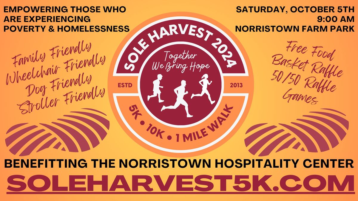 Sole Harvest 10K\/5K, 1 Mile Walk, & Community Event