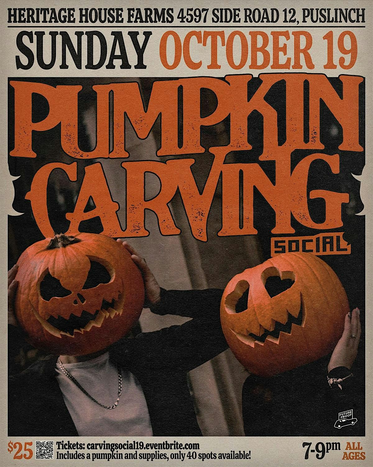 Pumpkin Carving Social at Heritage House Farms
