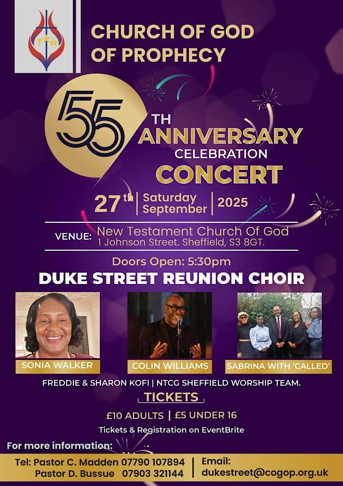 Duke Street 55TH Anniversary Celebration Concert