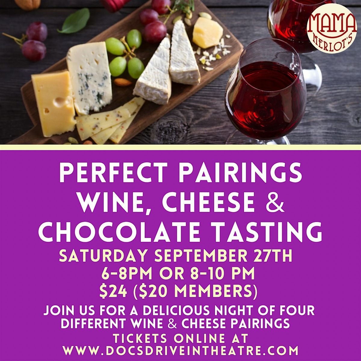 Perfect Parings: Wine, Cheese & Chocolate at the Speakeasy