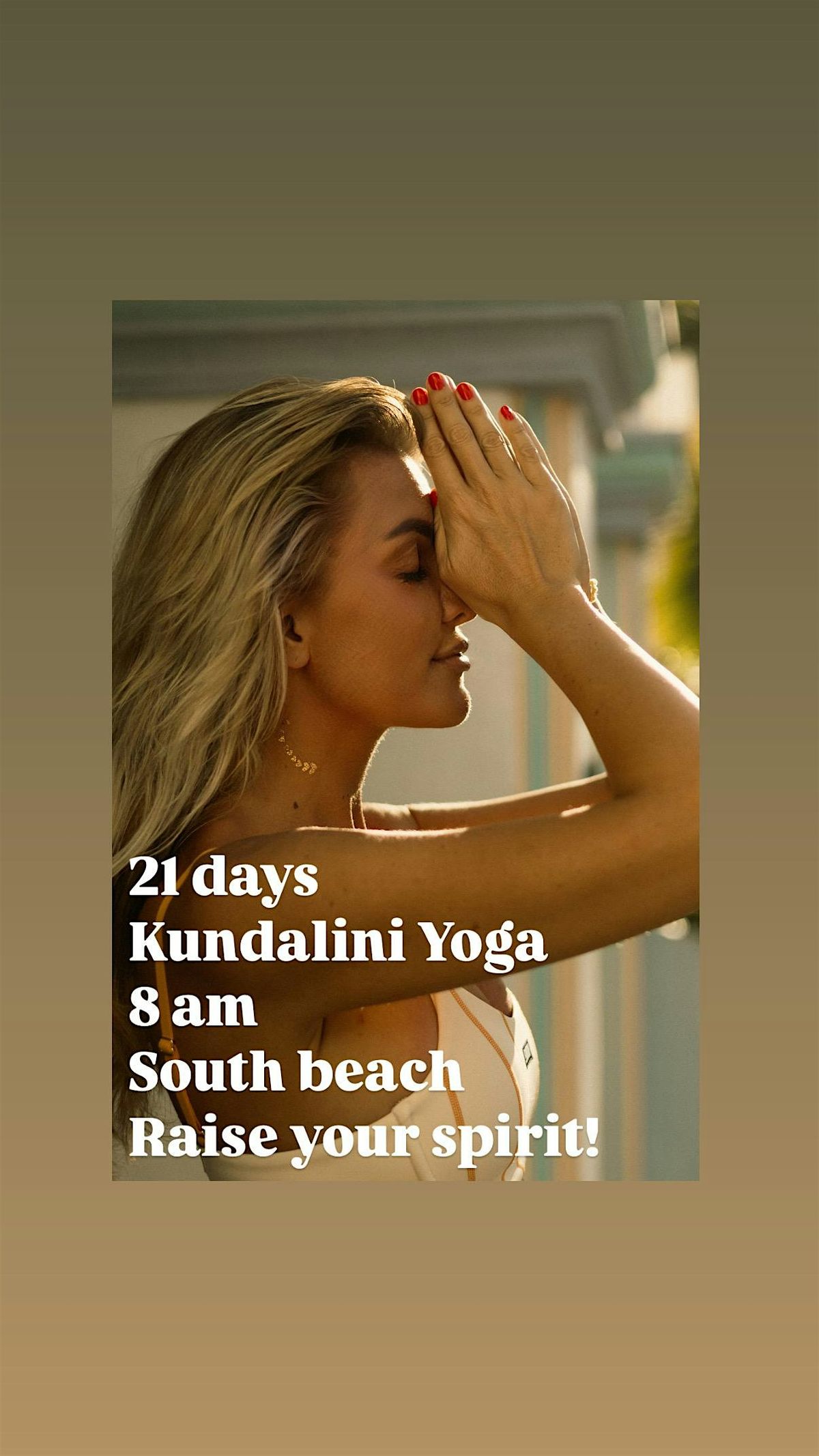 21 day daily Kundalini Yoga South Beach