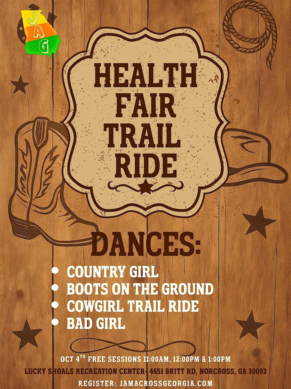 JAG Fall Into Fitness Health Fair - Trail Ride