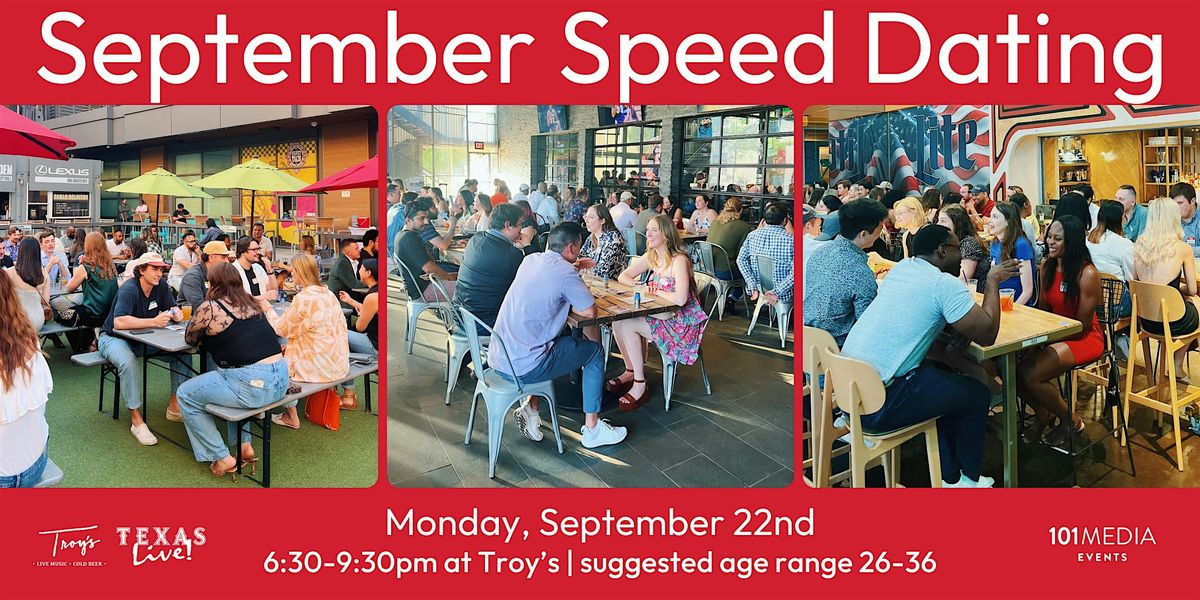 Speed Dating & Singles Mixer (ages 26-36) at Texas Live!