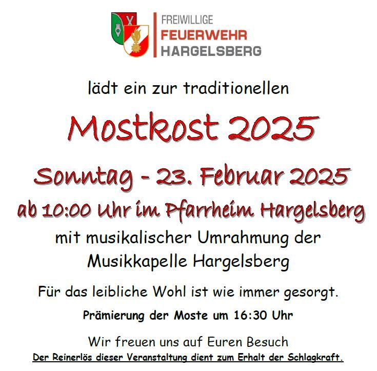 Mostkost 2025