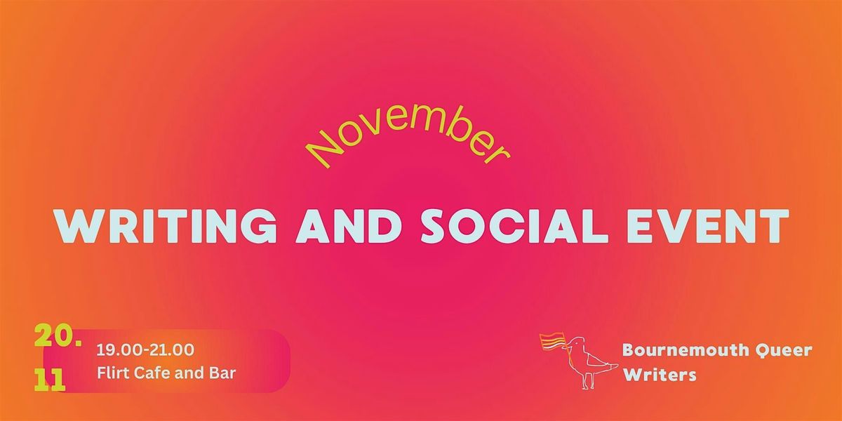 November Write and Socialise - LGBTQ+ group