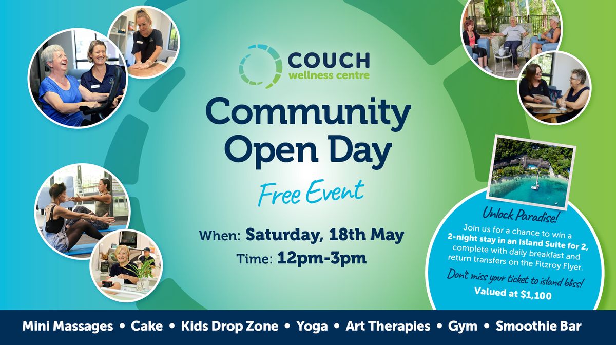 Celebrate 5 Years of Wellness with the COUCH Wellness Centre OPEN DAY! ! 