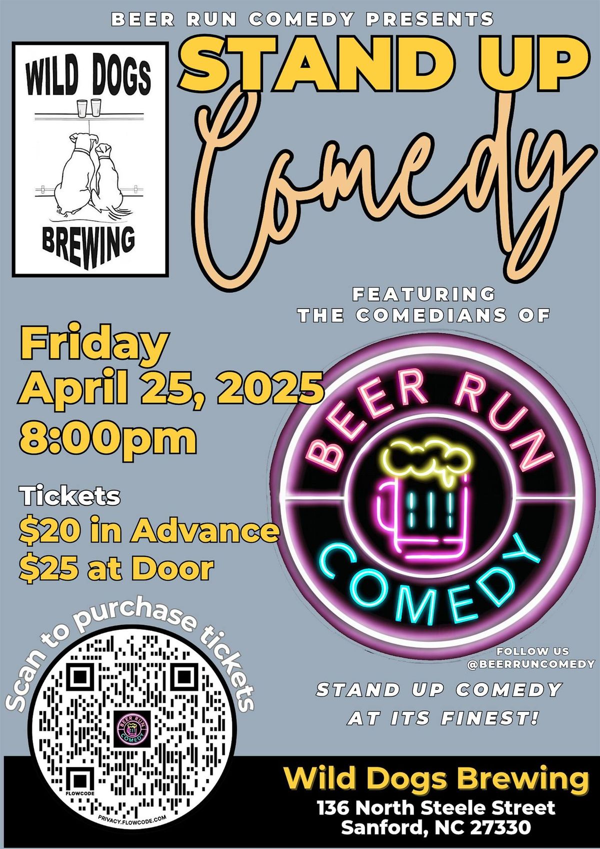 Stand Up Comedy Night at Wild Dogs Brewing