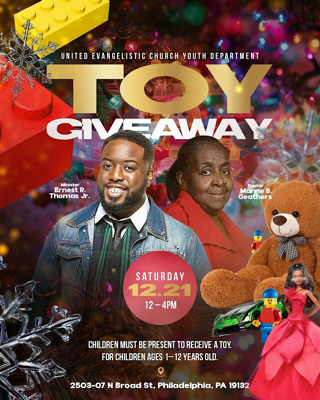 United Evangelistic Church Youth Department Toy Giveaway