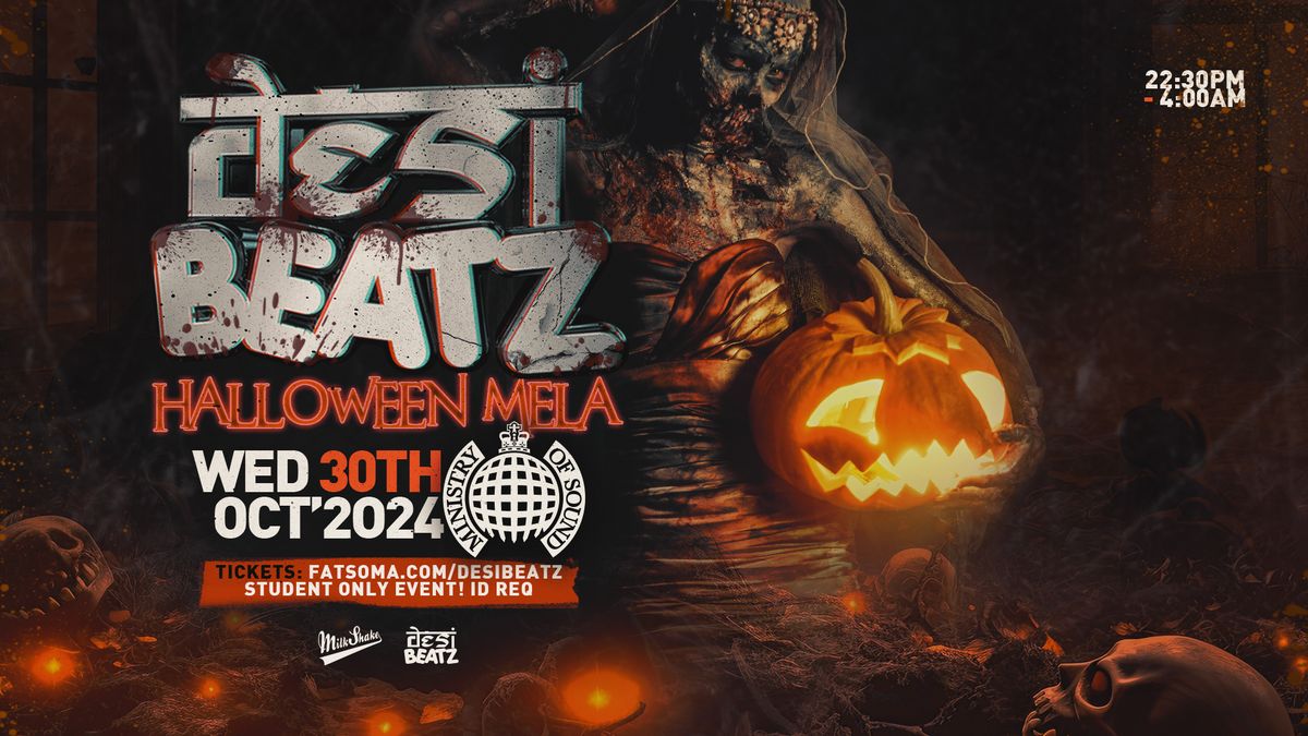 UCL PUNJABI SOC PRESENTS: Desi Beatz : HALLOWEEN MELA! \ud83c\udf83