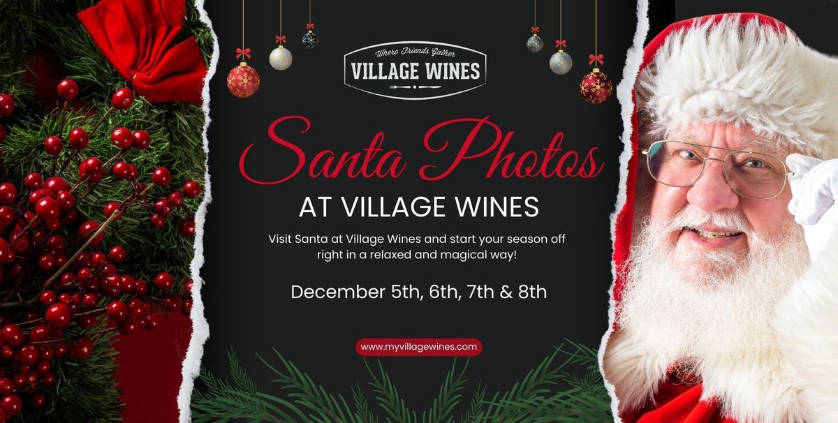 Santa Photos at Village WInes