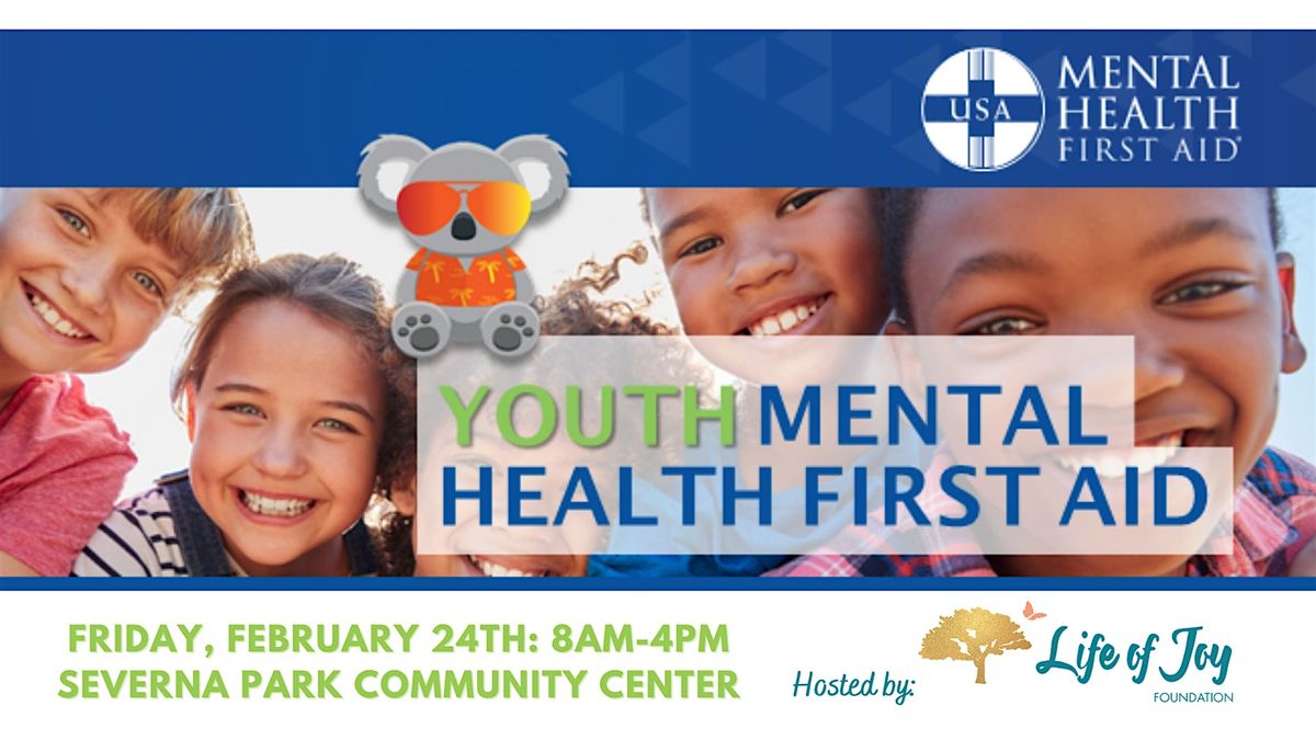 "BLENDED" YOUTH MENTAL HEALTH FIRST AID (For Adults Assisting YOUTH)