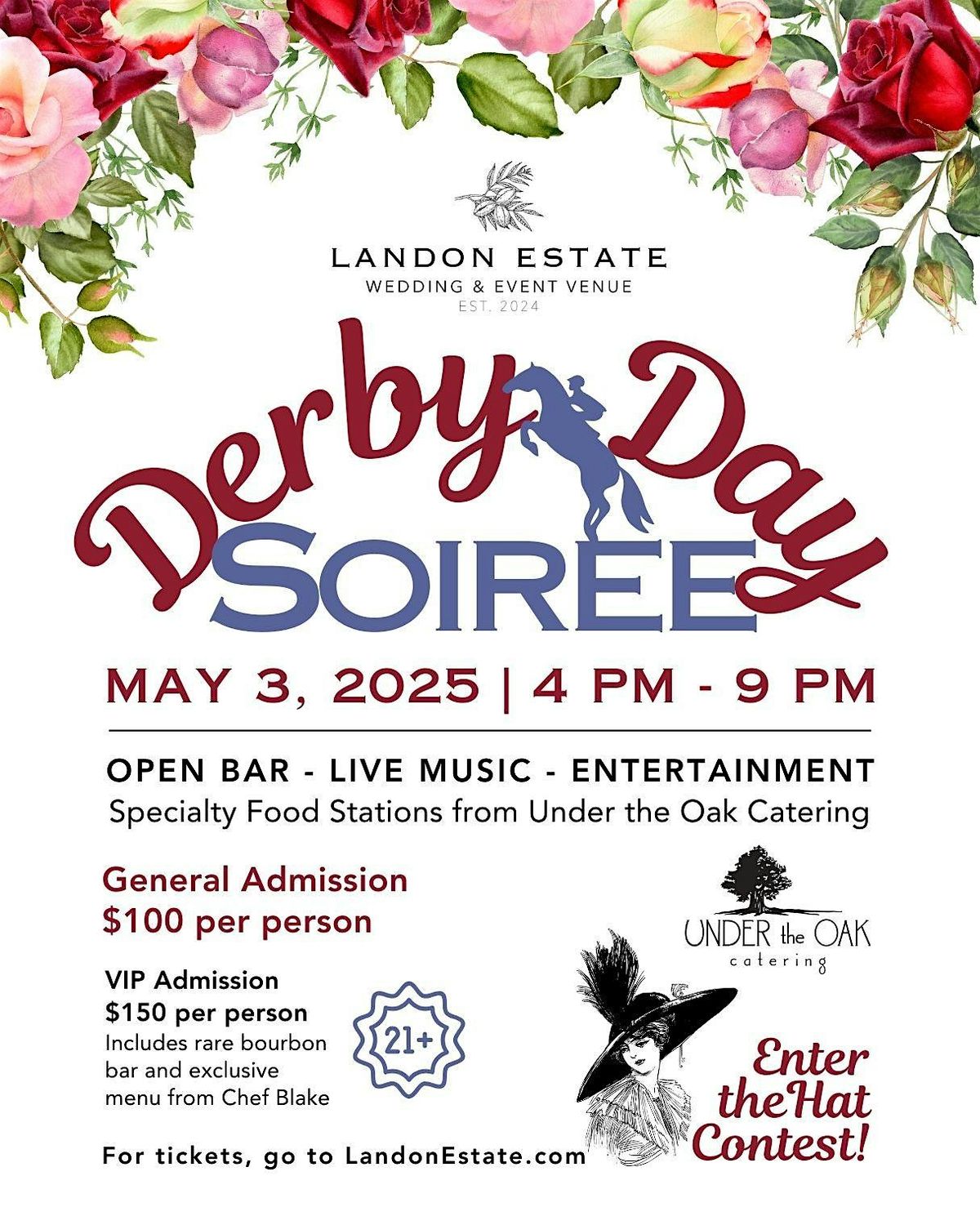 Derby Day Soir\u00e9e at Landon Estate