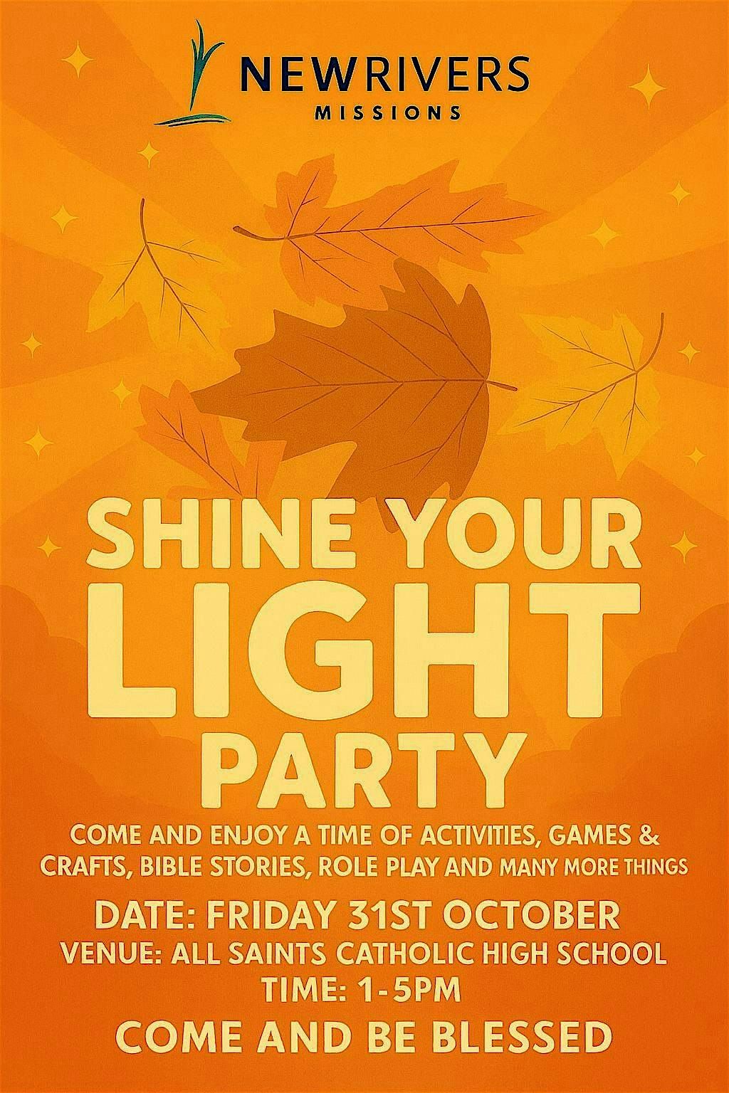 The New Rivers Shine Your Light Party For Children
