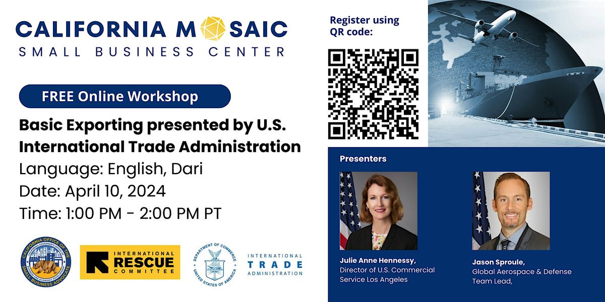 Basic Exporting presented by U.S. International Trade Administration