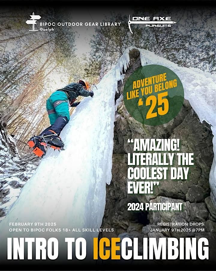 BIPOC INTRO TO ICE CLIMBING '25