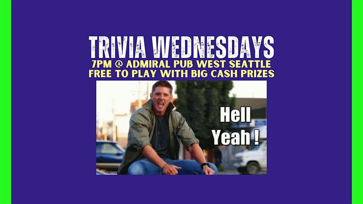 Wednesday Trivia at Admiral Pub