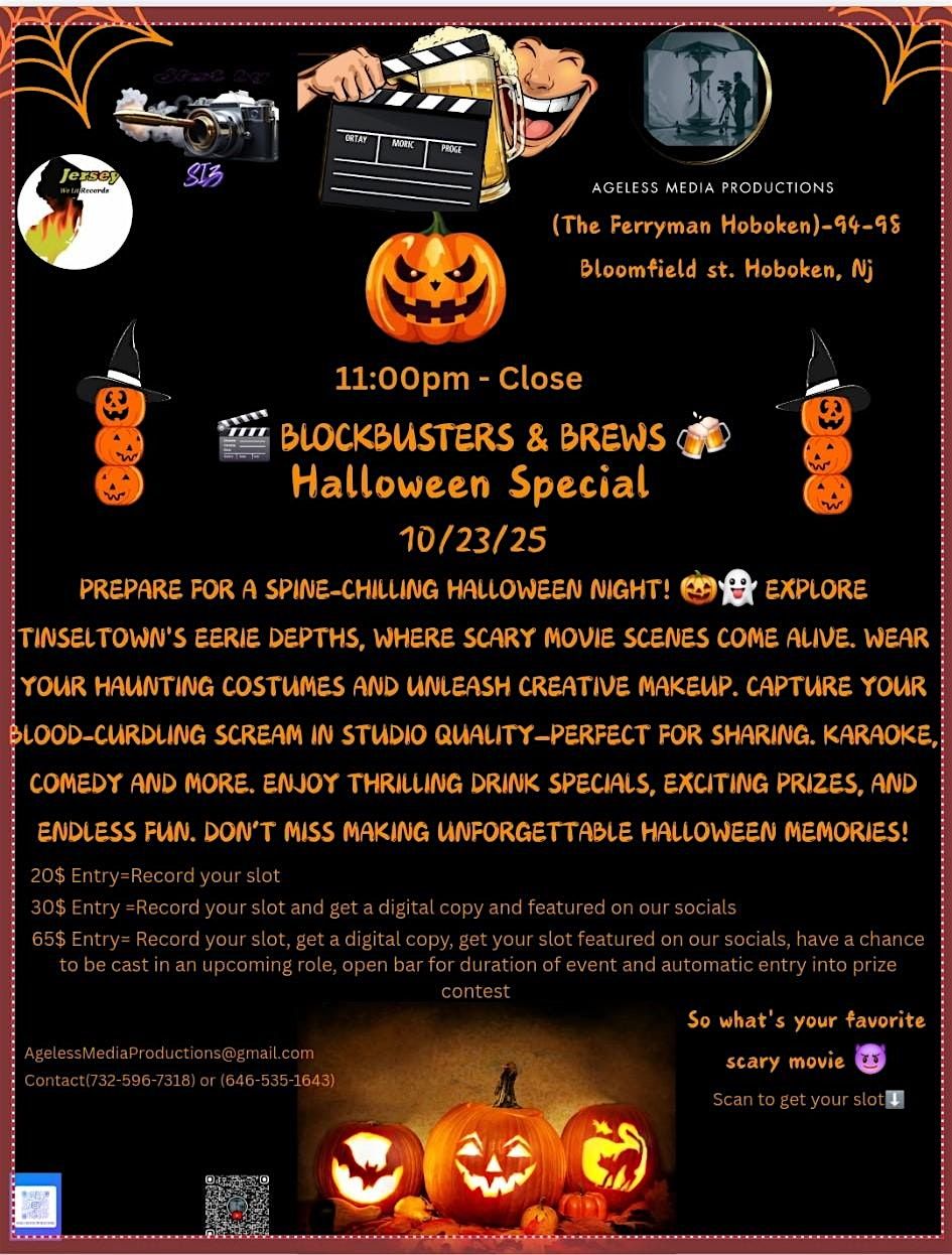 BlockBusters and Brews Pre Halloween Week