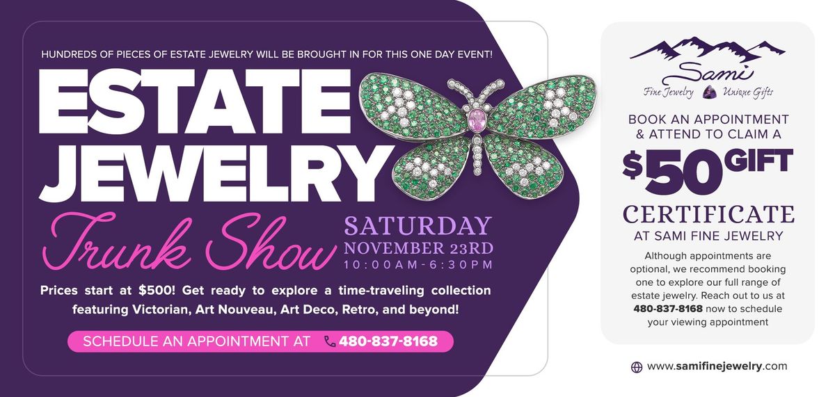 Estate Jewelry Trunk Show