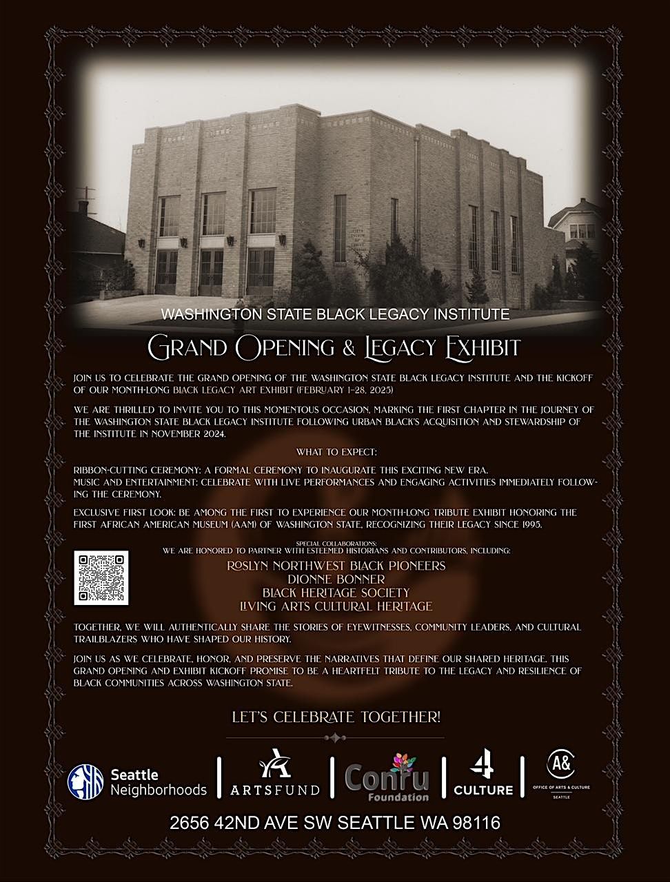 The Washington State Black Legacy Institute Grand Opening