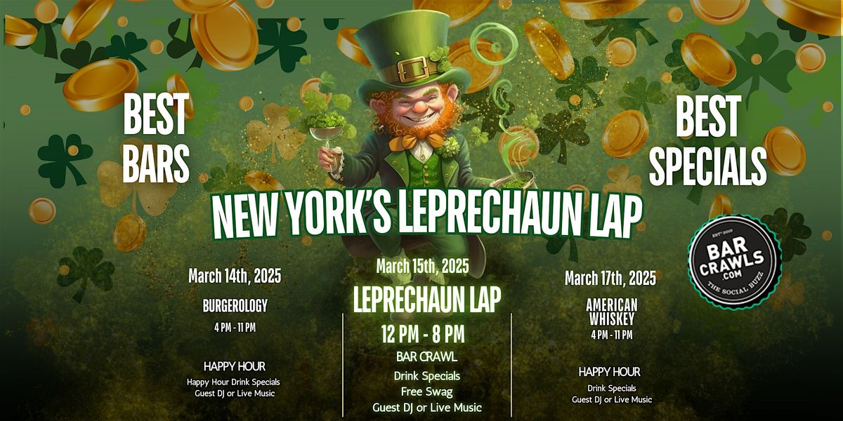 Barcrawls.com - St Patty's Day Leprechaun Lap