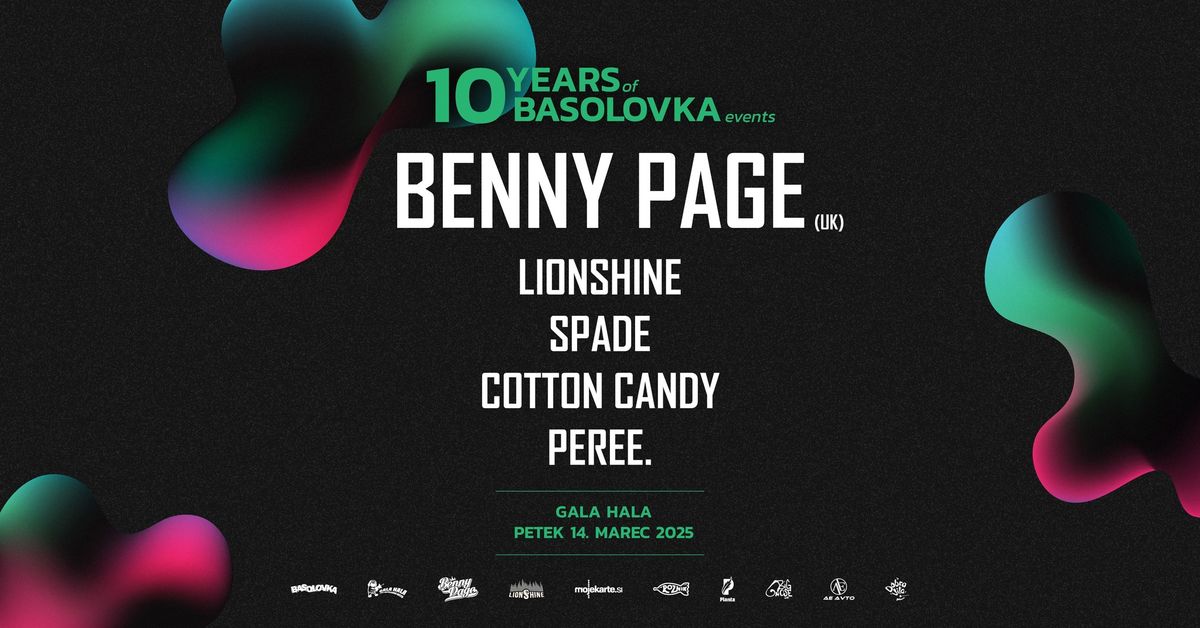 Benny Page - 10 Years of Basolovka 