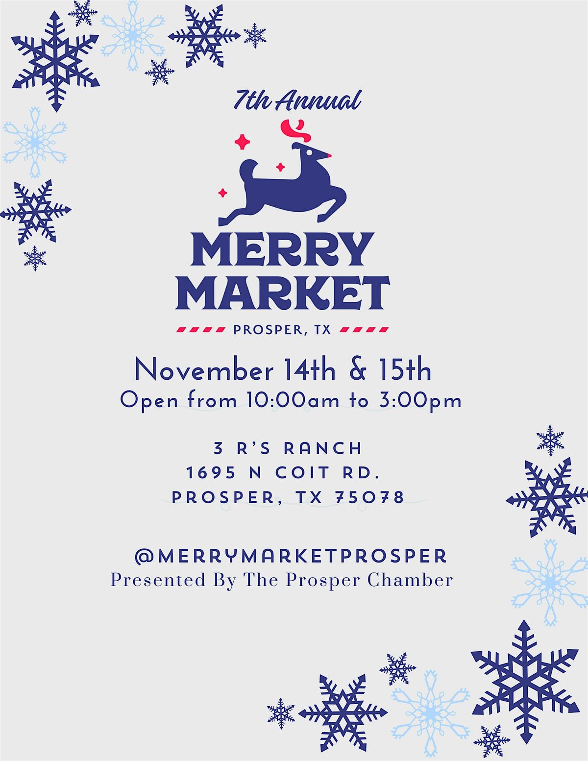 7th Annual Merry Market Prosper TX- 2 Day Event