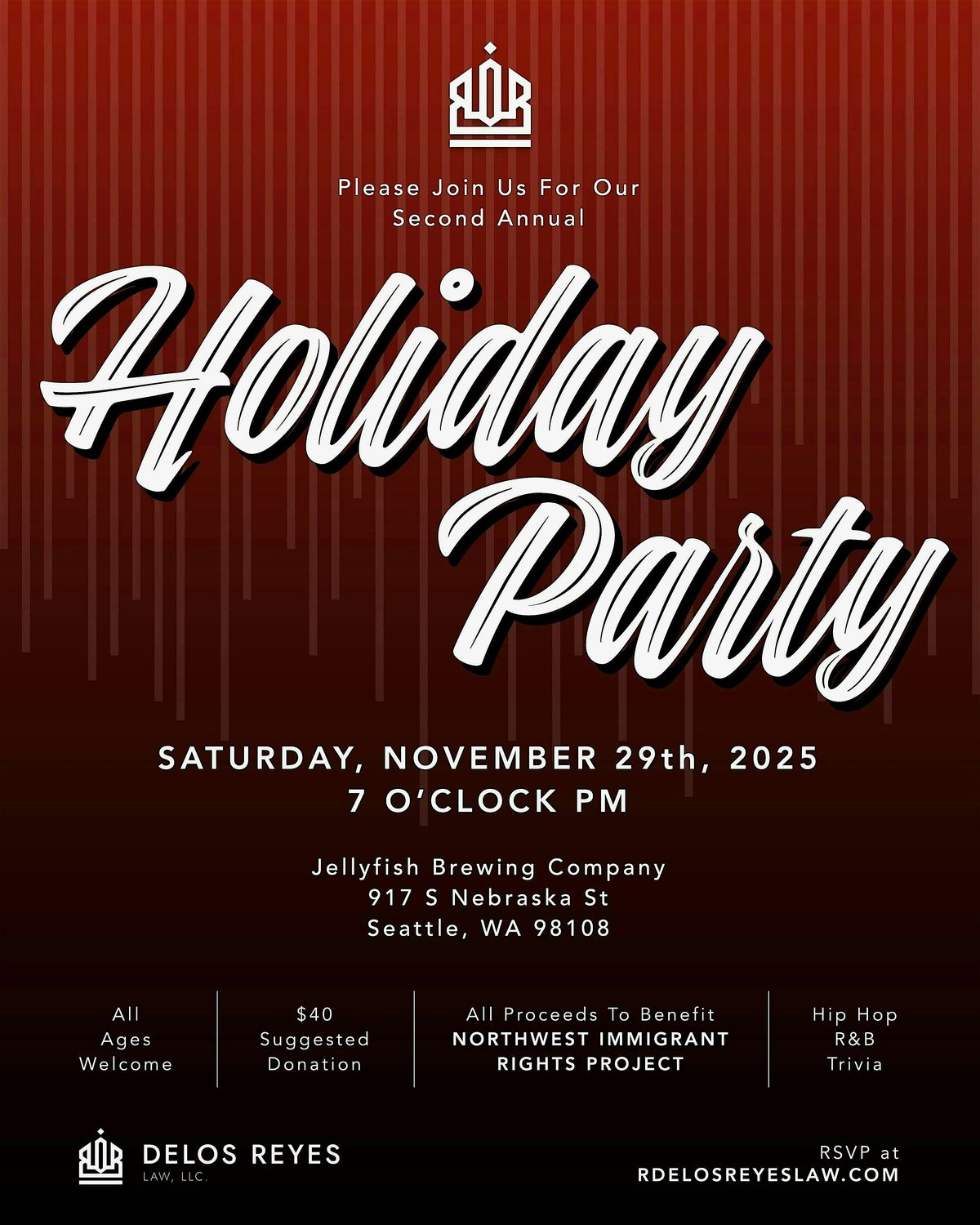 Delos Reyes Law 2025 Holiday Party