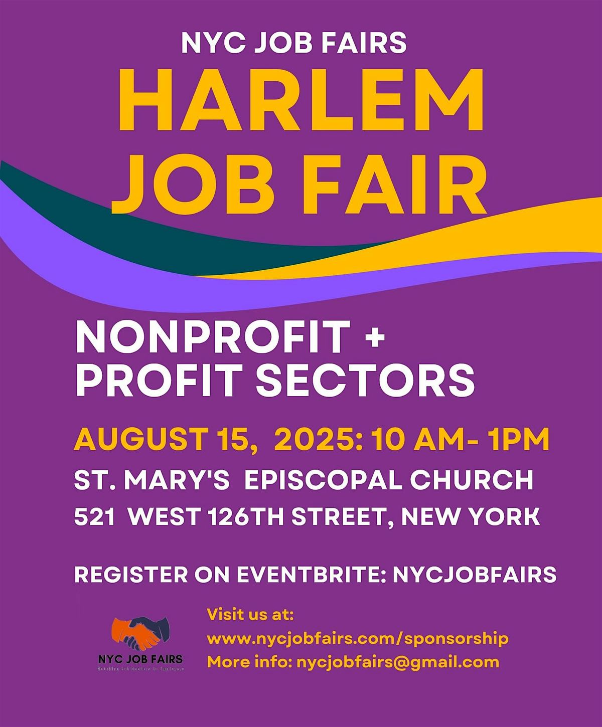 HARLEM JOB FAIR: NON PROFIT & PROFIT