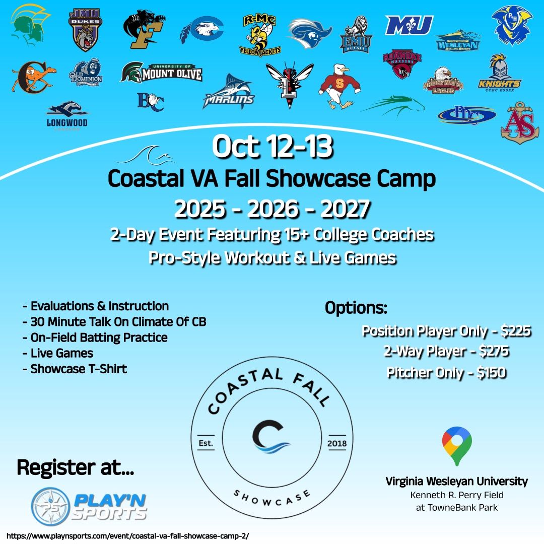 Coastal VA Fall Showcase Camp