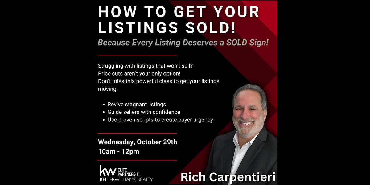 ((KW CLERMONT))  How to Get Your Listings Sold!