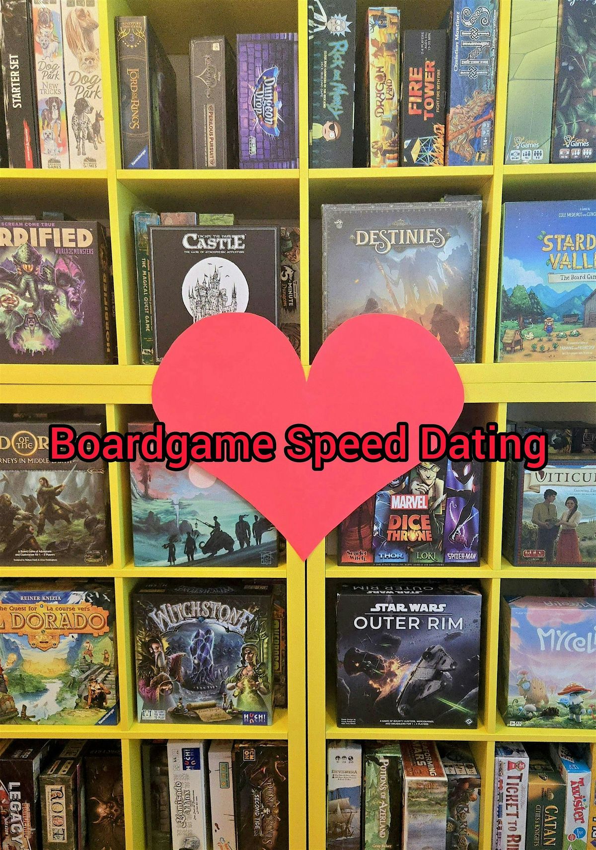 Boardgame Speed Dating Montreal 25+