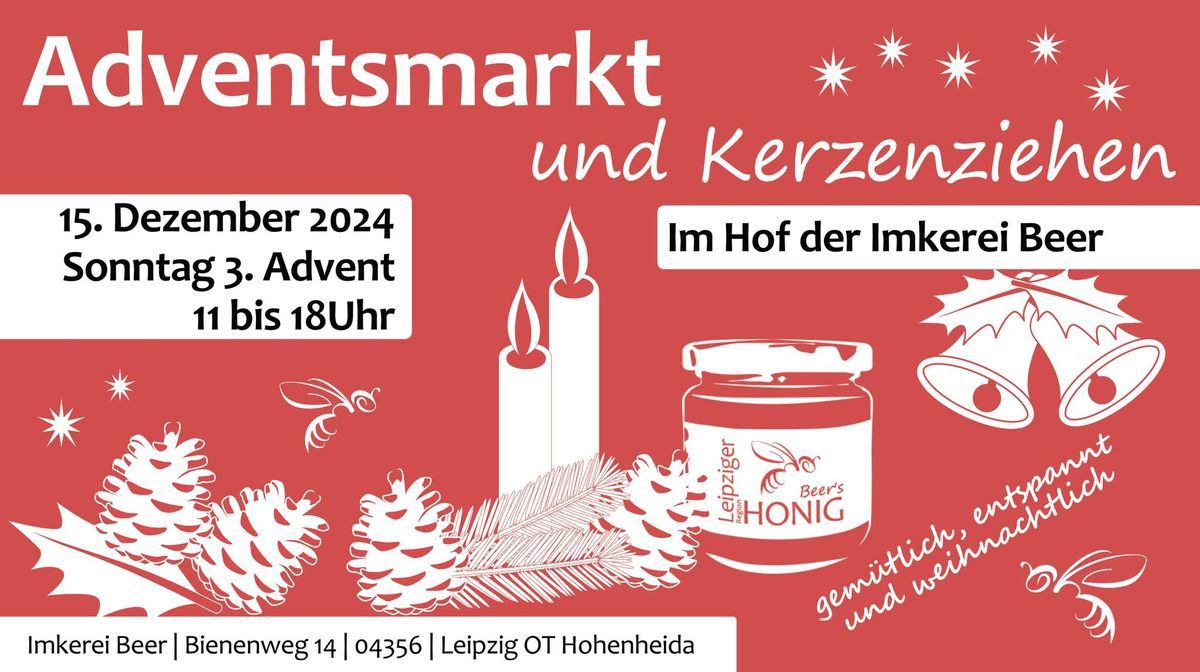 Adventsmarkt und Kerzenziehen 2024