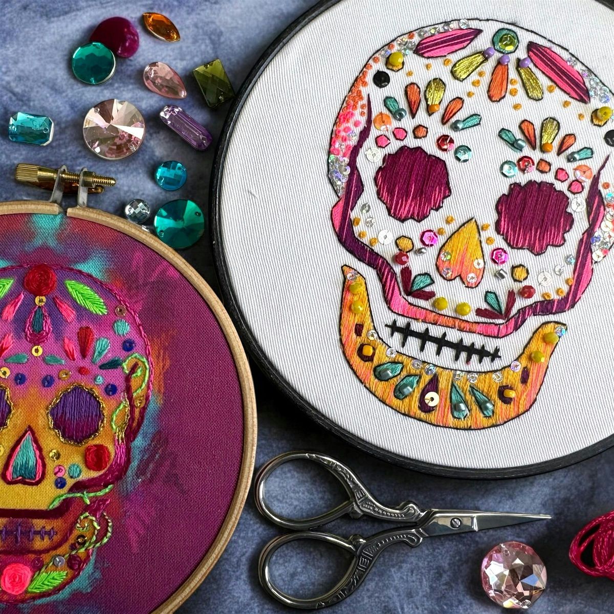 Halloween Embroidery Workshop at The Sutton Arms, Farringdon