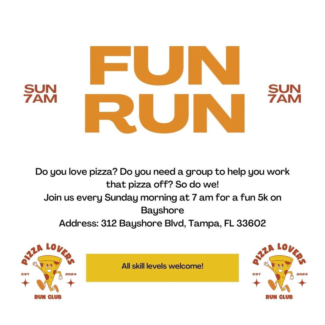 Pizza Lovers Run Club Sunday 5K