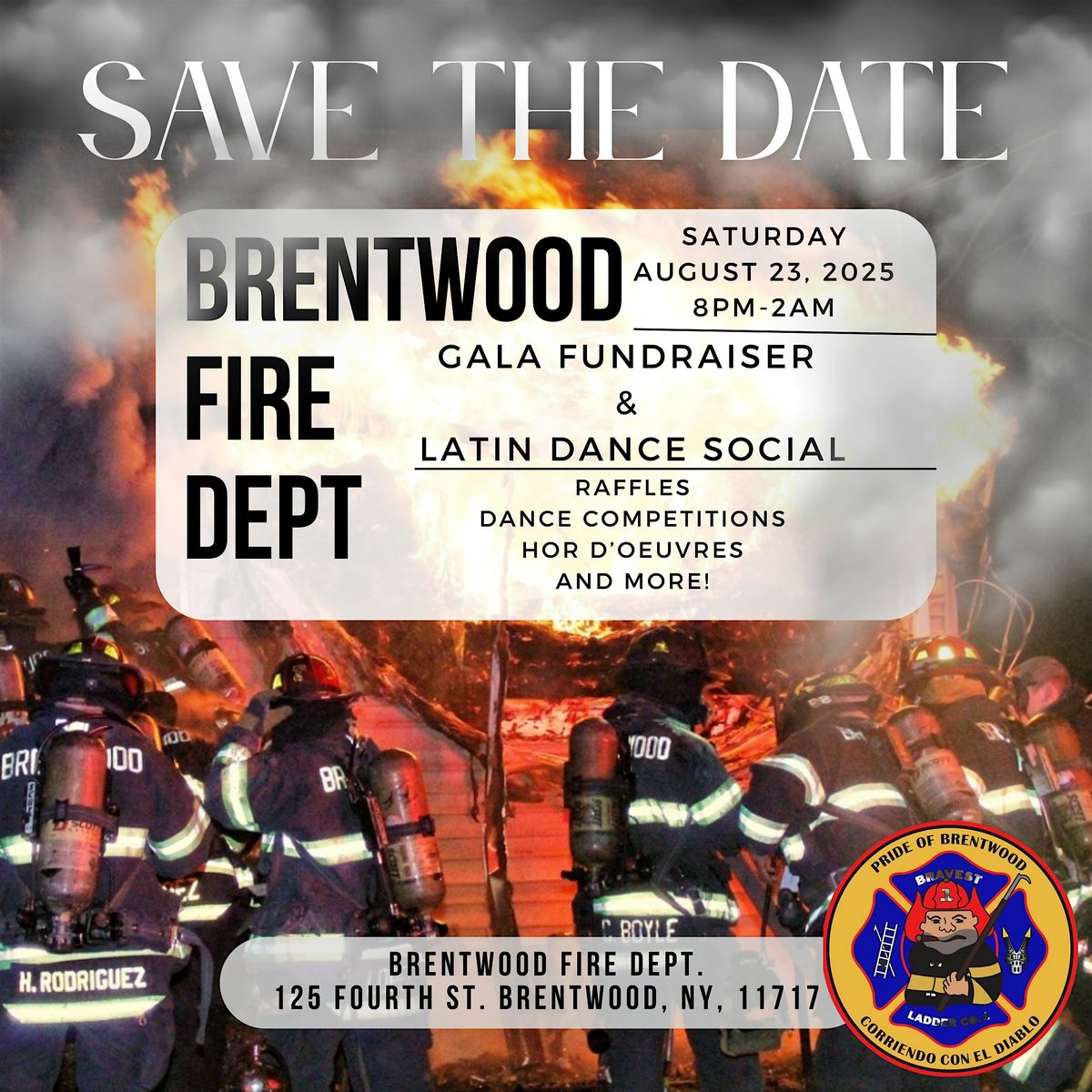 Brentwood Fire Dept. - Gala Fundraiser & Latin Dance Social
