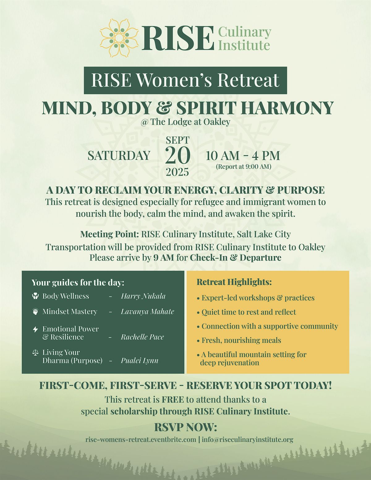 RISE Women\u2019s Retreat