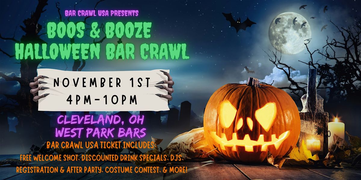 Cleveland Boos & Booze Halloween Bar Crawl: West Park Bars