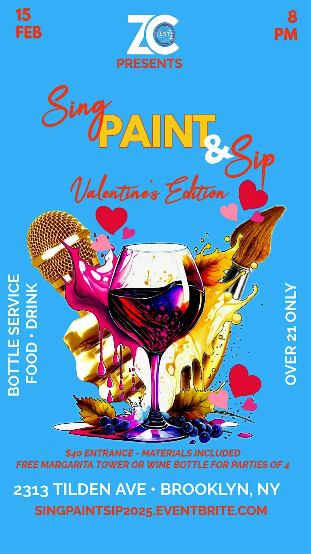 Sing, Paint & Sip - Valentine\u2019s Edition