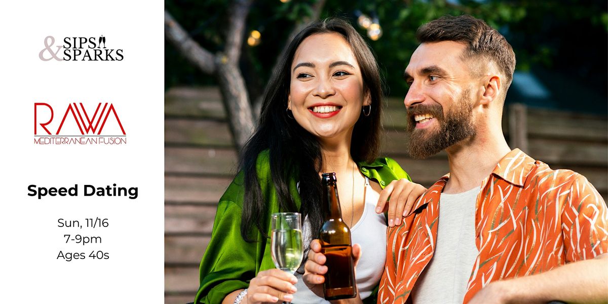 Speed Dating Ages 40s in New Haven, CT at RAWA