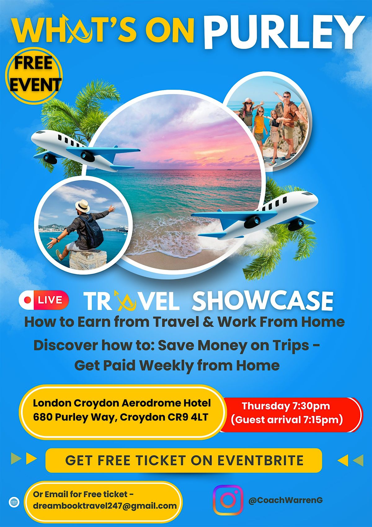 What's on Purley : Live Travel Showcase