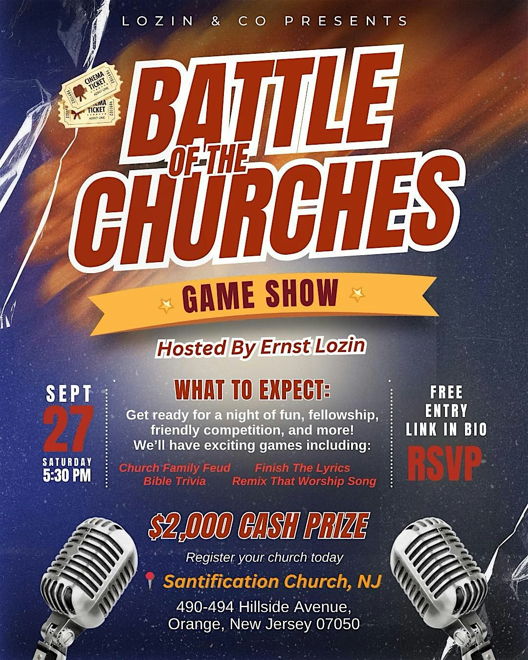 Battle of The Churches Game Show