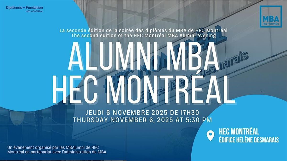 Cocktail Alumni MBA HEC Montr\u00e9al
