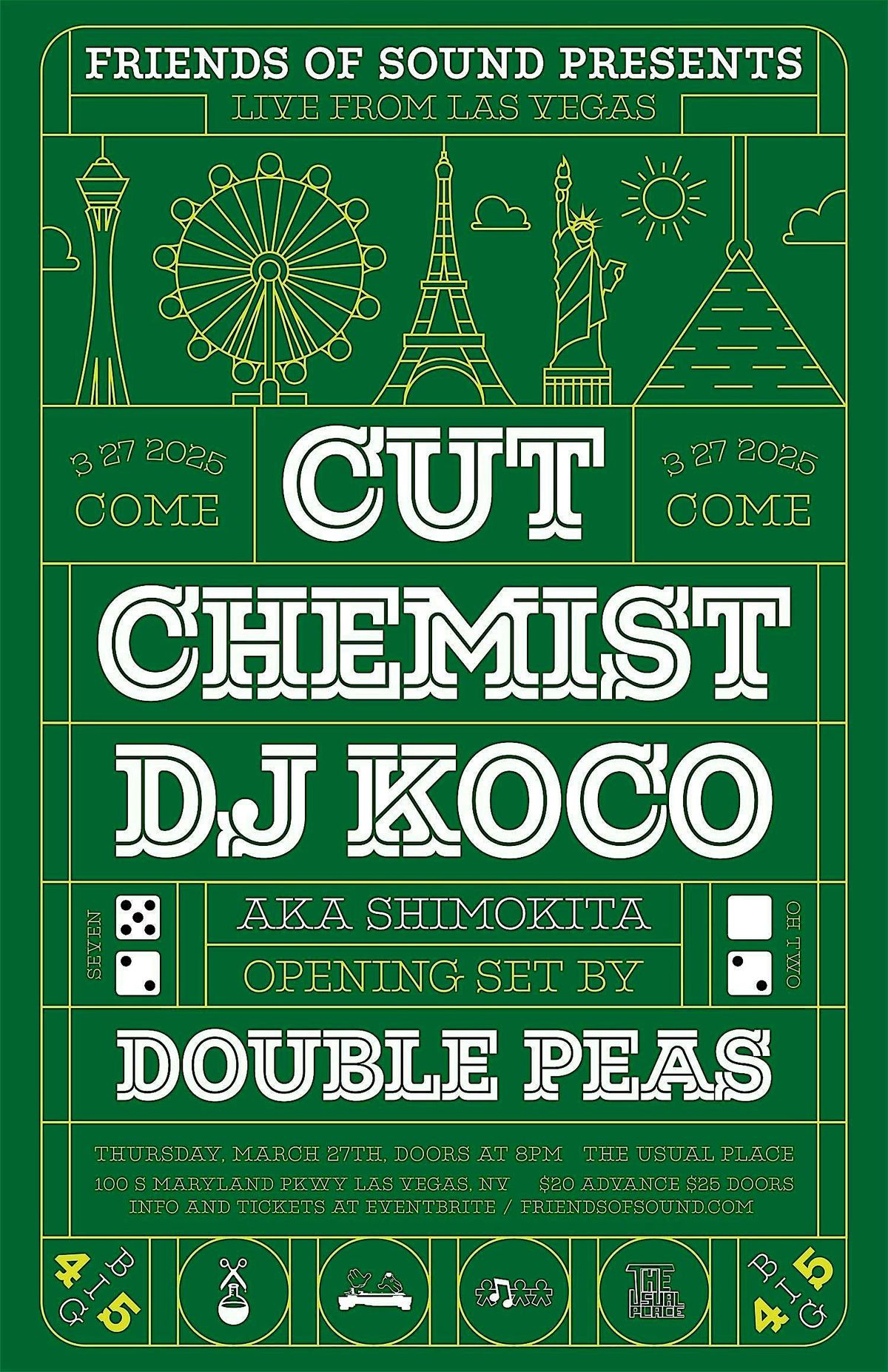 DJ Koco & Cut Chemist at The  Usual Place Las Vegas